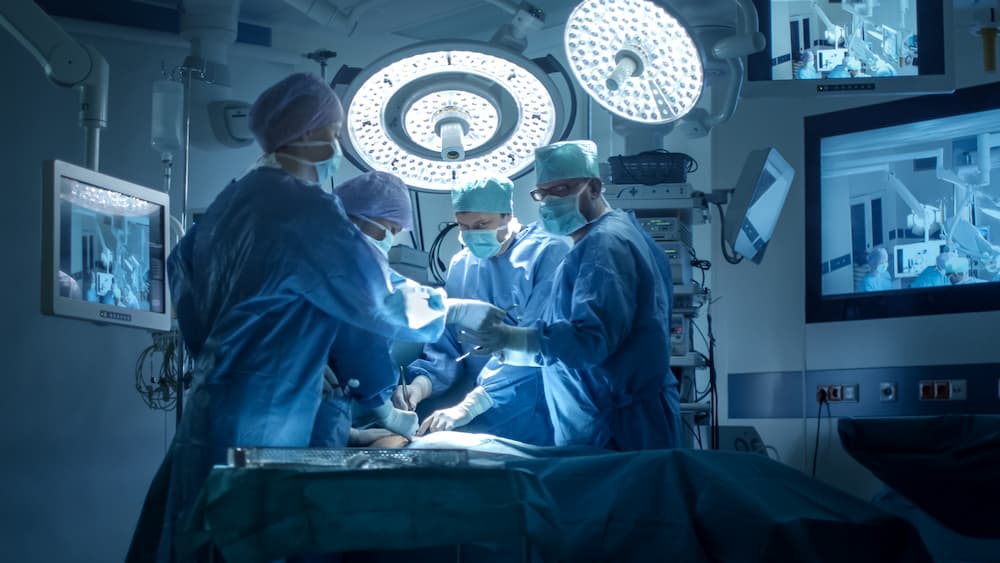 LED lighting in surgeries